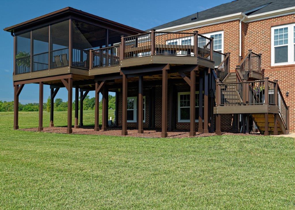 Deck with Composite Trim & Underside Finishing